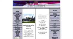 Desktop Screenshot of bethelmessianic.org